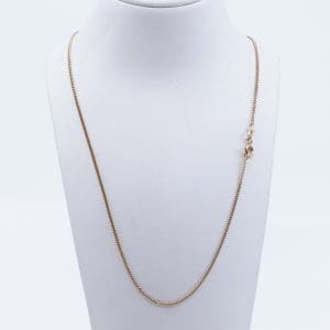 Halskedja Pansar Guld 18K 3,2g Längd 42,5cm Bredd 1mm