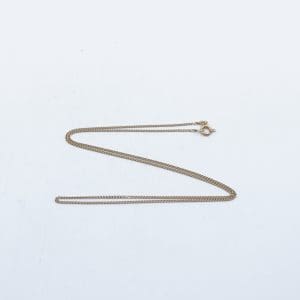 Halskedja Pansar Guld 18K 2,7g Längd 47cm Bredd 1mm