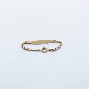 Investeringsguld 18K 4,5g, armband barn längd:13cm
