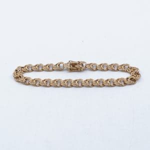 Armband Bismarck Guld 18K 19,3g Längd 19,3cm Bredd 7mm