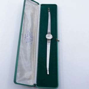 Armbandsur Kalos Vitguld 18K 17,9g Boett 17mm, med stenar och box