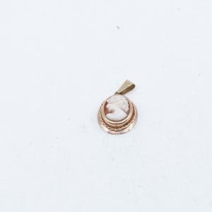 Hänge Camé Guld 18K 0,9g Bredd 11mm Höjd 19mm