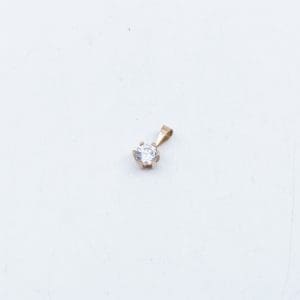 Hänge/berlock Guld 18K 0,6g Bredd 5mm Höjd 12mm