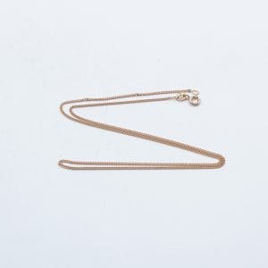 Halskedja Pansar Guld 18K 2,4g Längd 40cm Bredd 1,5mm