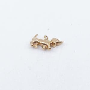 Hänge/berlock hund Guld 18K 1,8g Bredd 25mm Höjd 19mm