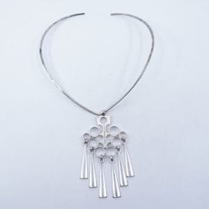 Halskedja stel med hänge Silver S925 29,6g Längd 42,5cm