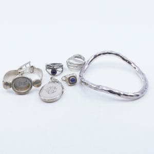 Investeringssilver S925 139,5g, defekt, slitet, graverat