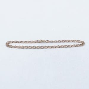 Armband Bismarck Guld 18K 2,8g Längd 18cm Bredd 4mm