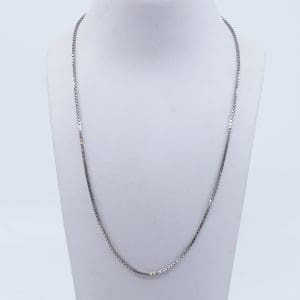 Halskedja Venezia vitguld 14K 3,9g Längd 37cm Bredd 1mm