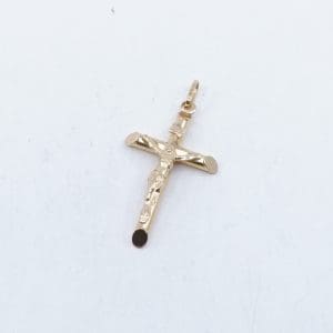 Hänge kors Guld 18K 2,6g Bredd 21mm Höjd 40mm
