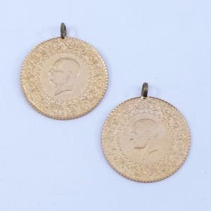 Mynt 2st Guld 21K 14,2g