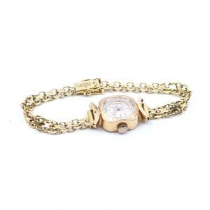 Armbandsur Royal Deluxe Guld 18K Längd 17cm Boett 15mm, manuell