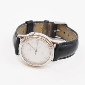Armbandsur Sjöö Sandström automat Royal Steel no425 Boett 36mm med läderarmband