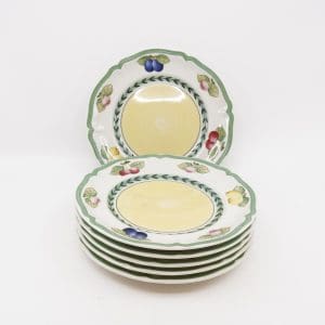 6 Desserttallrikar Villoroy Boch Frensh Garden Ø17cm