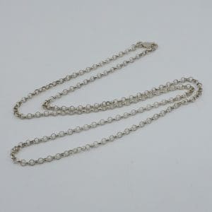 Halskedja Ärtlänk Silver S925 6,9g Längd 59,5cm Bredd 2mm