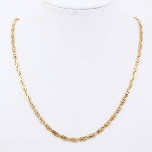Halskedja Guld 18K 17,2g Längd 63,5cm Bredd 3mm