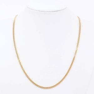 Halskedja Pansar Guld 18K 12g Längd 53cm Bredd 3mm