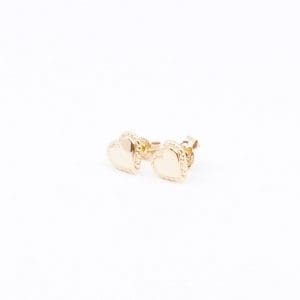 Örhängen Hjärta Guld 18K 0,4g Höjd 10mm Diameter 5mm