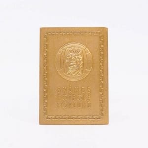 Silverplakett Skånes Fotbolls Förbund S925 86,4g Förgylld