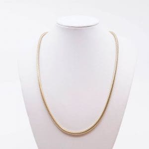 Halskedja Pandora Guld 14K 33,5g Längd 41,5cm Bredd 3mm