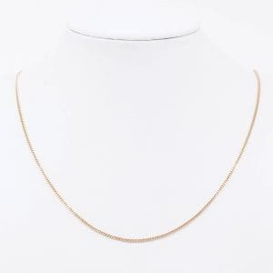 Halskedja Pansar Guld 18K 2,9g Längd 51cm Bredd 1mm