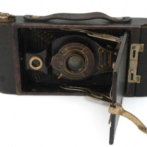 NO.2-FOLDING AUTOGRAPHIC CAMERA (Vintage 1910s Kodak No. 2a Folding Autographic Brownie Camera)