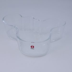 Skål Iittala, Alvar Aalto, 50x195mm, Klarglas