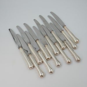 Bordsknivar 12st S830 765,0g Längd 213mm Chippendale i etui