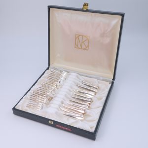 Smörgåsgafflar 12st S830 278,3g Längd 156mm Chippendale i etui