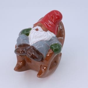 Figurin tomte Höjd ca 11,5cm Rolf Berg Keramik
