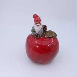 Figurin Tomte Höjd ca 17cm Rolf Berg Keramik