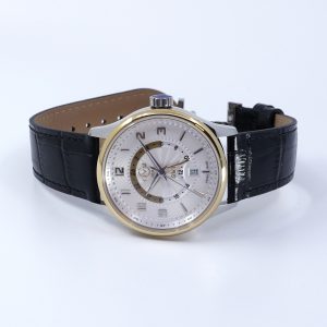 Armbandsur Gevril GV2 GMT Quartz Stål Längd 16-21cm Boett 41 Refnr: 42307 Serienr: 132A/500 Med box