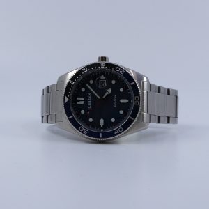 Armbandsur Citizen Eco-Drive Stål Boett 43mm Datum, Soldriven, Stållänk med viklås