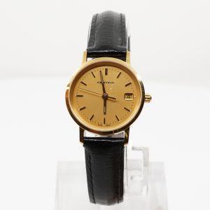 Armbandsur Certina Guld 18K Längd 21cm Boett 24mm, datum, safirglas, automat, går ej