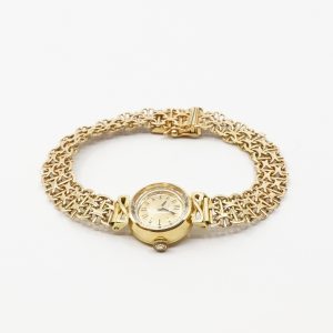 Armbandsur Certina Guld 18K Längd 18cm Boett 15mm, manuell, plexiglas, armband X-länk