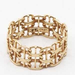 Ring X-länk Guld 18K 4,6g Ø18,5