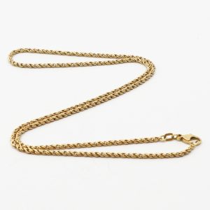 Halskedja Guld 18K 14,7g Längd 51,5cm Bredd 2mm