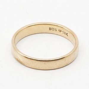 Ring Guld 18K 4,7g Ø19, graverad