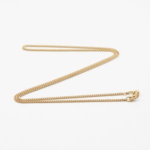 Halskedja Pansar Guld 18K 5,2g Längd 45,5cm Bredd 2mm