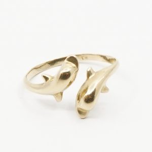 Ring Guld 14K 2,4g Ø18, skev