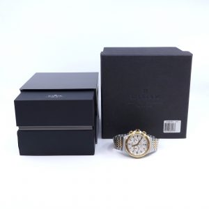 Armbandsur Edox Delfin The water champion quartz chronometer stållänk med viklås