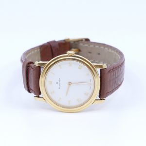 Armbandsur Blancpain Guld 18K Boett 27mm manuell med skelettboett och läderarmband