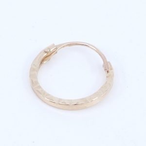 Örhänge 1st creol Guld 18K 0,1g Diameter 10mm
