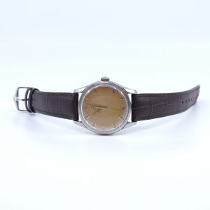 Armbandsur Omega Stål manuell verk283 snr13892975 läderarmband