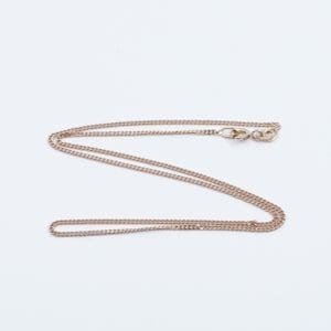 Halskedja Pansar Guld 18K 2,9g Längd 36cm Bredd 1mm