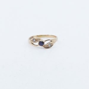 Investeringsguld 18K 1,7g, med stenar