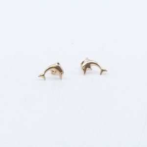 Örhängen Delfiner Guld 18K 0,5g Höjd 6mm