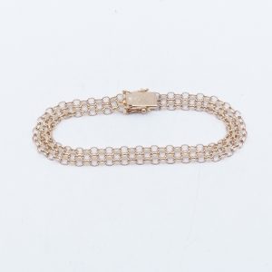 Armband X-länk Guld 18K 7,7g Längd 18,8cm Bredd 8mm