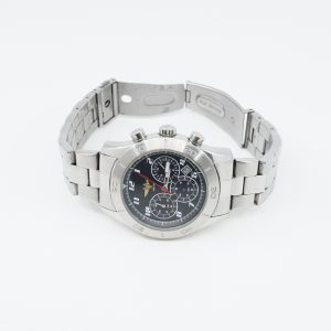 Armbandsur SAS Quartz Datum Kronograf Stål Längd 16cm Boett 38mm skadad/i behov av service