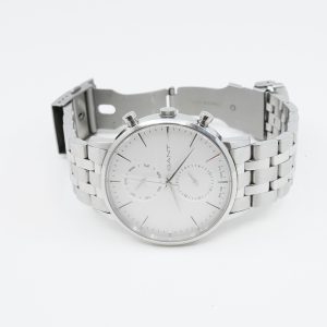 Armbandsur Gant Stål Boett 43mm Quartz Datum Mineralglas Längd 17cm repig baksida